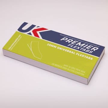 UK Premier Universal Flex Tabs - 9,200 per box