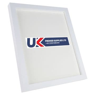 White 20 x 25mm MDF frames