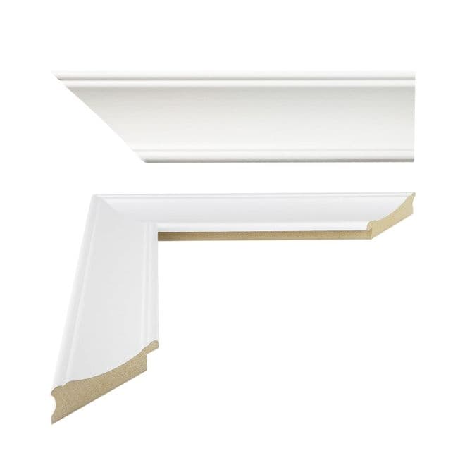 White Shaped Profile Picture Frames 57 x 23mm
