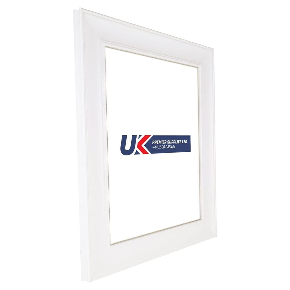 White Shaped Profile Picture Frames 57 x 23mm