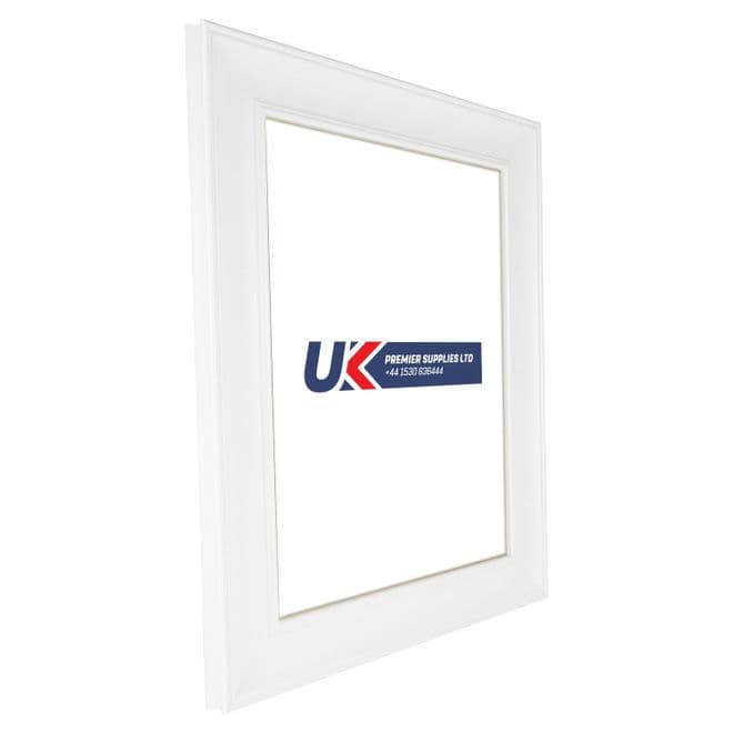 White Shaped Profile Picture Frames 57 x 23mm