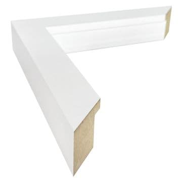 White MDF Moulding: 30mm x 36mm - 4 x ONE METRE lengths