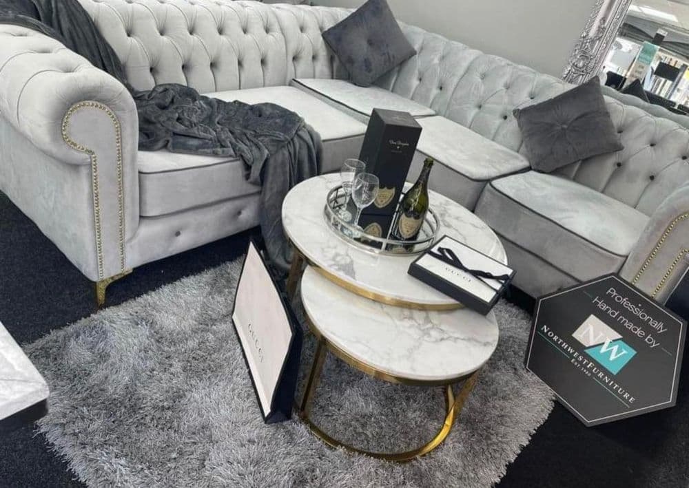 Chesterfield bespoke twelve corner sofa