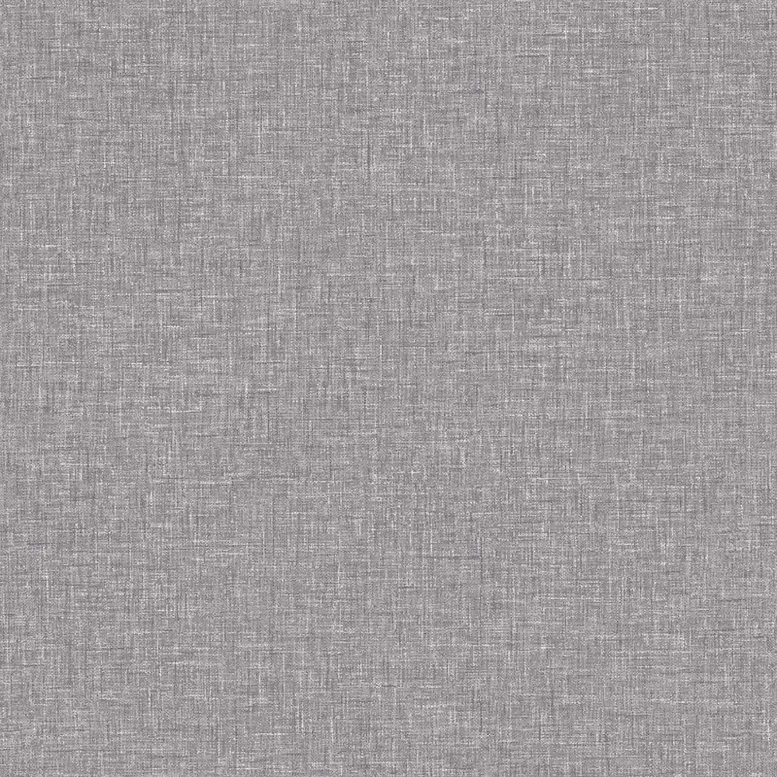 ARTHOUSE LINEN TEXTURED MID GREY QUALITY FEATURE WALLPAPER 676007