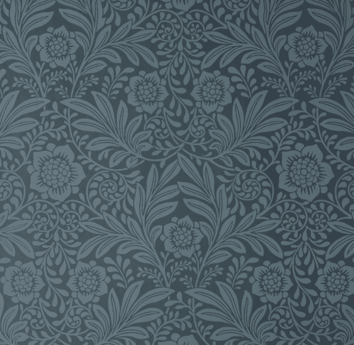 CAMILLE DAMASK NAVY WALLPAPER CROWN PASTE THE WALL ARCHIVE COLLECTION M1745