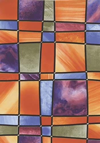 Fab 2mx67 5cm Stained Glass Window Covering Self Ad Vinyl Film Stickyback Fab 2mx67 5cm Stained Glass Window Covering Self Ad Vinyl Film Stickyback