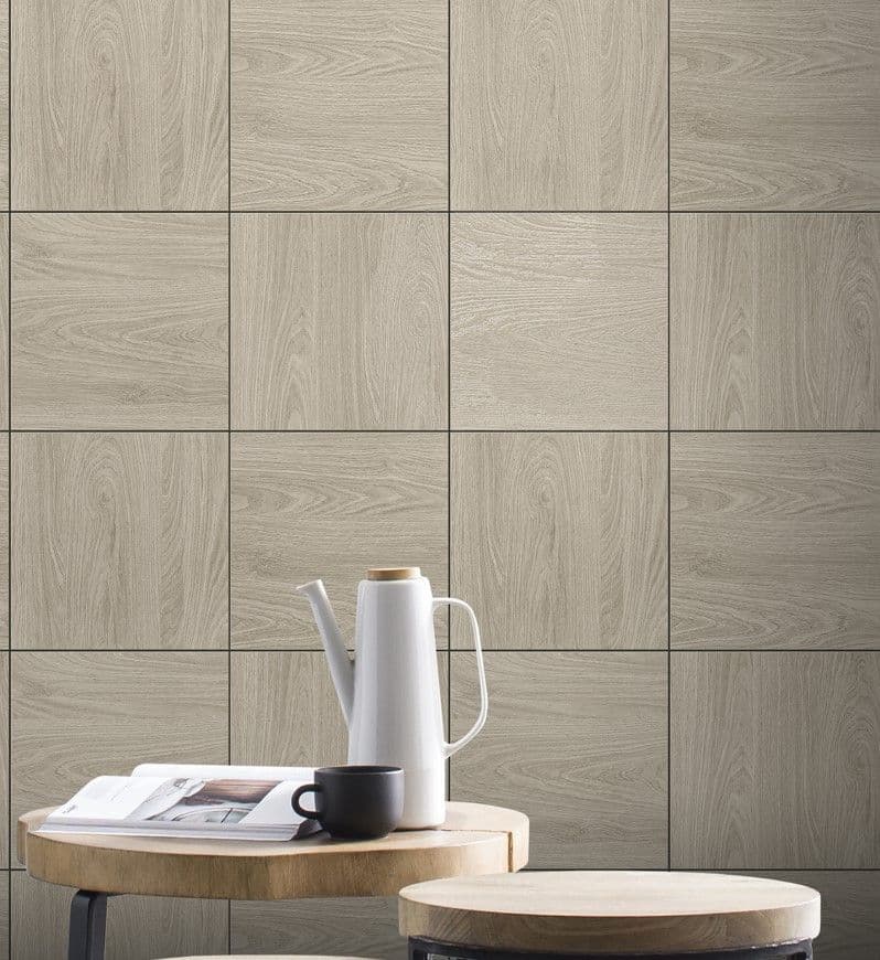 RASCH ARCHITECT BIRCH CAMEO WOOD TILE EFFECT WALLPAPER 282060