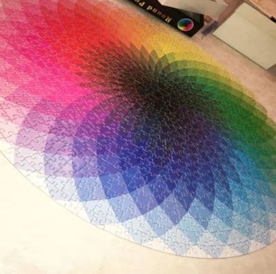 1000 piece Round Puzzle for kids and adults