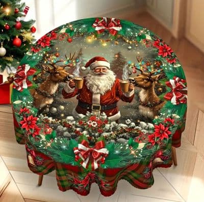 1pc Christmas Themed Tablecloth