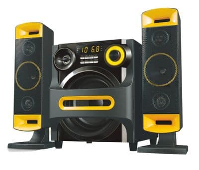 2.1 Channel Bluetooth Speaker 70W RMS AUX FM SD USB Input Remote Control