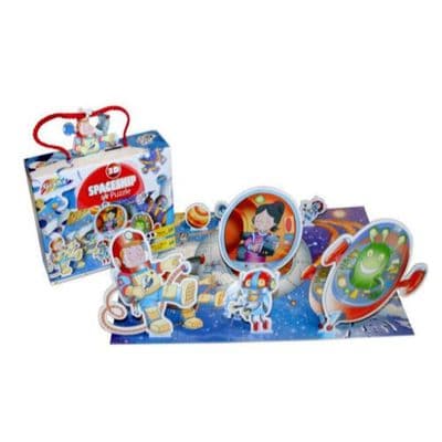 3D SPACESHIP PUZZLE 45 PIECES