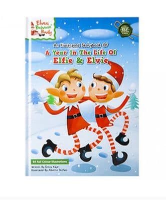 A YEAR IN THE LIFE OF ELFIE & ELVIE HARDBACK STORY BOOK