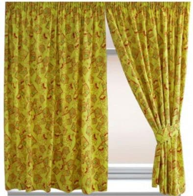 Angry Birds 'Fierce' Curtains With Tie Backs
