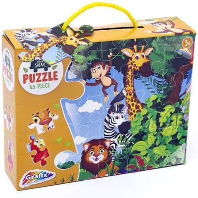 ANIMAL SAFARI PUZZLE 45 PIECES