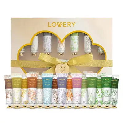 Aromatherapy Lotion Home Spa Gift Box - Hand Cream Set, 15pc