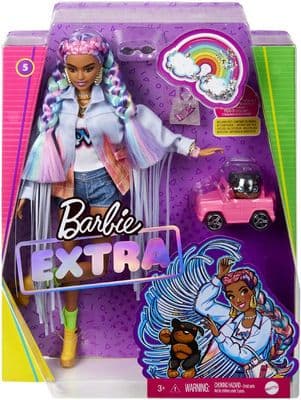 BARBIE EXTRA RAINBOW BRAIDS DOLL