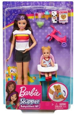 BARBIE SKIPPER BABYSITTERS INC DOLL AND ACCESSORIES