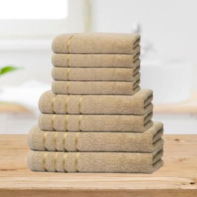 Bear & Panda 8 Piece Cotton Towel Bale- Assorted colours available