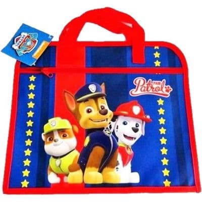 BOYS PAW PATROL DOODLE BOOK BAG