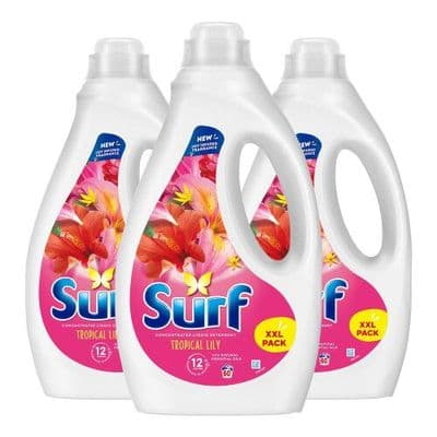 Buy 3) Surf Laundry Detergent Tropical Lily 1.62L, 2or3pk