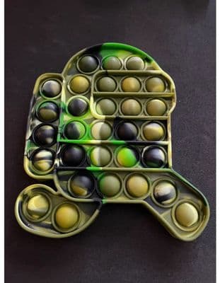 Camouflaged Spaceman-AUS-Shaped Bubble Popper