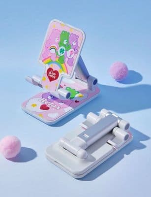 Care Bears Pink Love Heart Bear Shaped Foldable Mobile Phone Holder