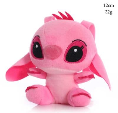 Cartoon Blue Pink Stitch Plush Dolls Anime Toys Lilo