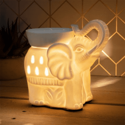 CERAMIC ELEPHANT DESIRE AROMA LAMP