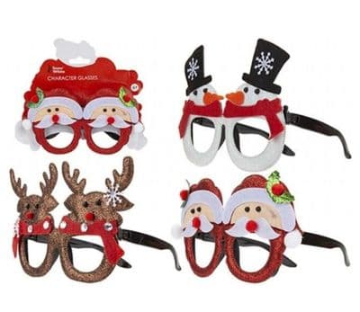 Character Christmas Glasses