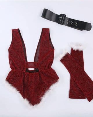 Christmas Sexy Lingerie Outfit Sexy Santa Outfits For Female Suitable For Bridal Lingerie Honeymoon
