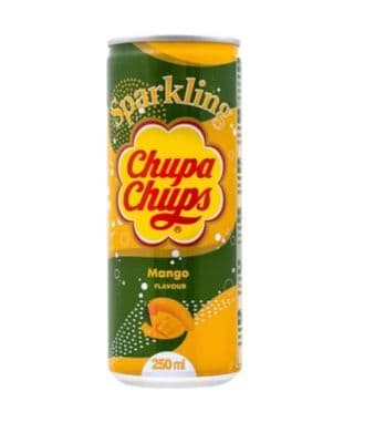 Chupa Chups Sparkling Mango Soda Can 250ml Case of 24