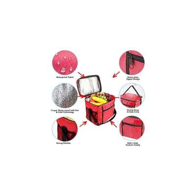 Cool Bag Cooler Bag Insulated Lunch Bag Foldable Picnic Bag 11L