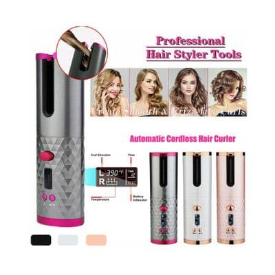 Cordless Automatic Hair Curler | Portable Curling Tongs