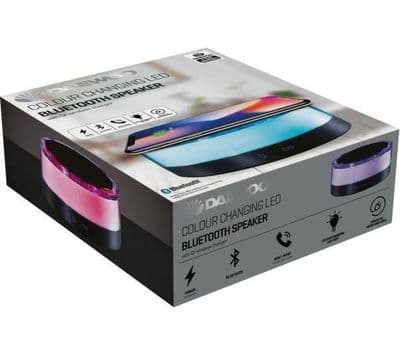 Daewoo Bluetooth LED speaker with QI