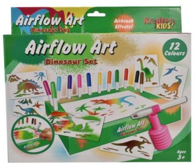 DINOSAUR AIR FLOW PENS PLAY SET