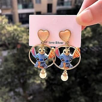 Disney Anime Accessories earrings needle is 925 Silver😁