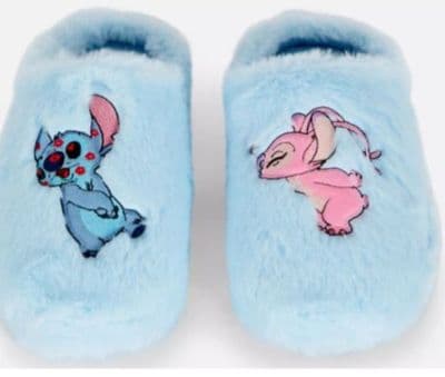 Disney Lilo & Stitch Angel Slippers Blue Slip on