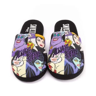 Disney Womens/Ladies Always Fierce Villains Slippers