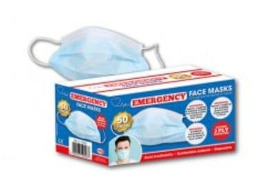 Disposable Face Mask 50pk