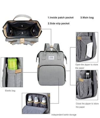 DZOZO Changing Bag Backpack Baby