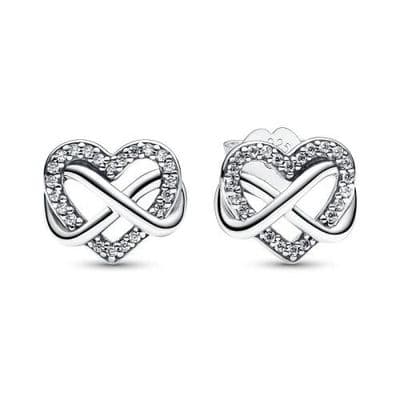 Earring 925 Sterling Silver Heart Hoop Earrings