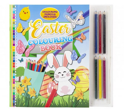 Easter Colouring Book With Mini Pencils