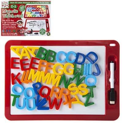 ELF WIPE OFF BOARD WITH MAGNETIC LETTERS
