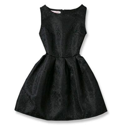 Fashion Girls Summer Dress  Black