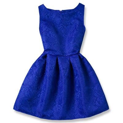 Fashion Girls Summer Dress  Blue