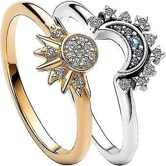 Friendship Promise Matching Rings, Anniversary Birthday Gifts For Women Girls