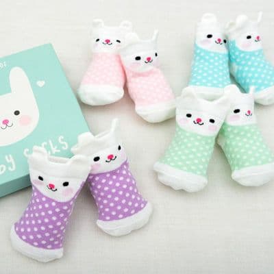 Girl >Pack Of 4 Bunny Baby Socks