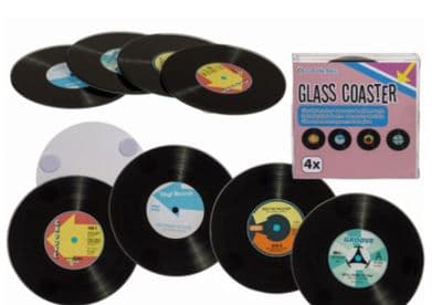 Glass Coaster- Record
