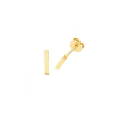 Gold Jewellery 9ct Yellow Gold Bar Studs