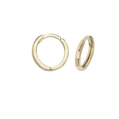 Gold Jewellery 9ct Yellow Gold Hinged Earrings
